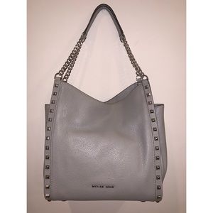 NWT Michael Kors Shoulder Bag in Studded Gray